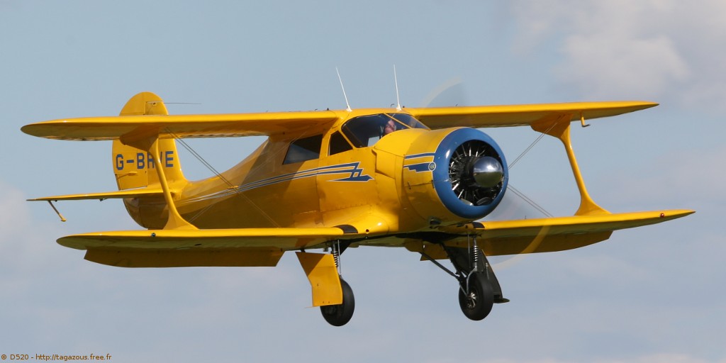 Beechcraft D 17 S Staggerwing - G-BRVE