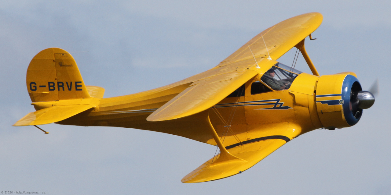 Beechcraft D 17 S Staggerwing - G-BRVE