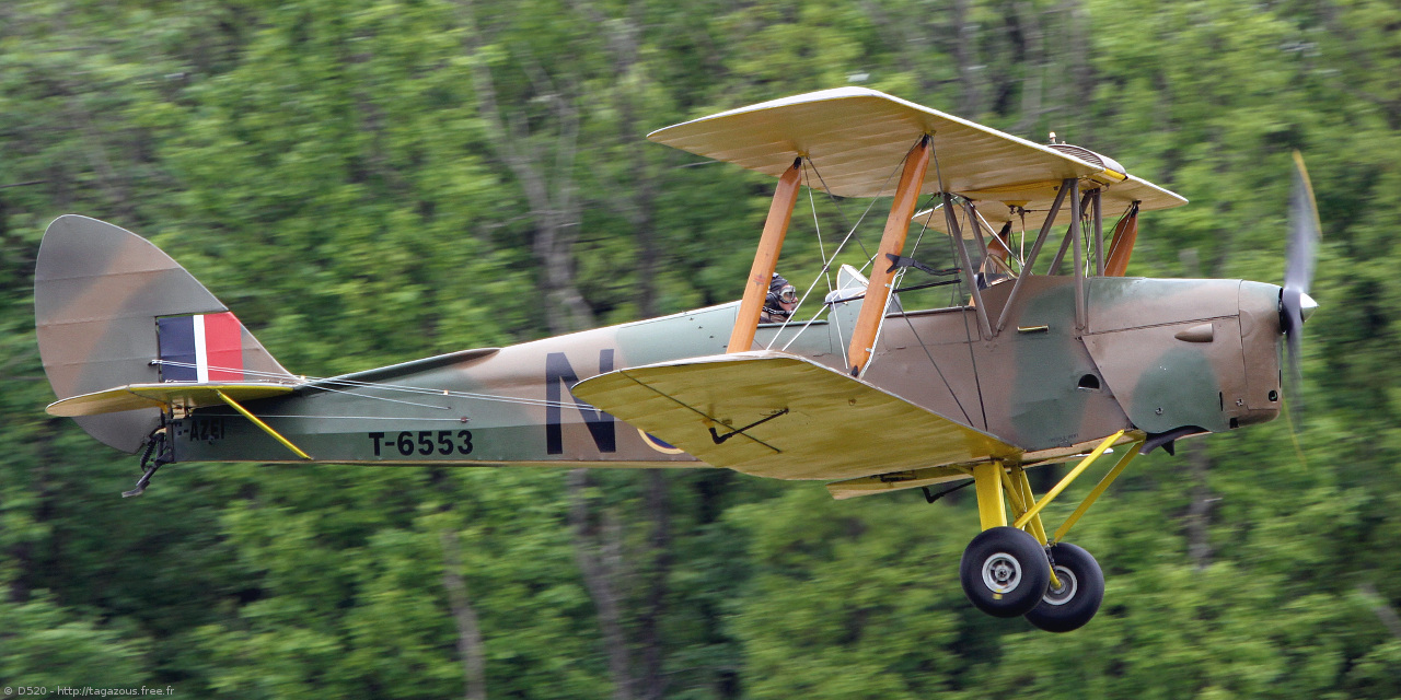 De Havilland DH 82 Tiger Moth - F-AZEI