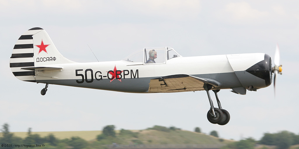 Yakovlev Yak-50 - G-CBPM