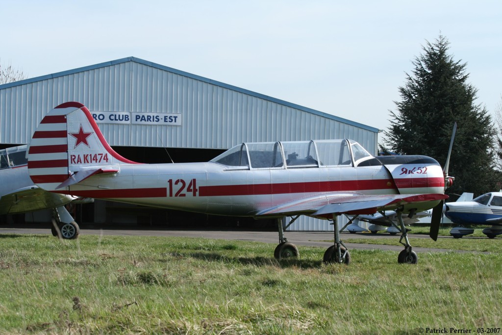 Yakovlev Yak-52 - RA-1474K